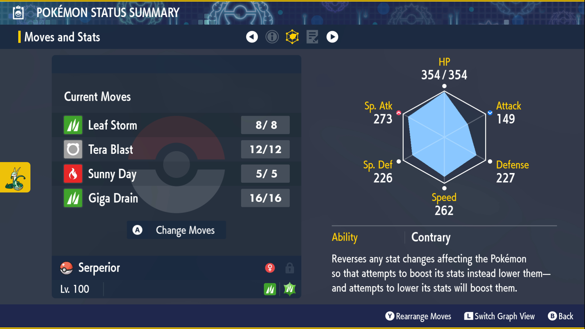 Serperior stats